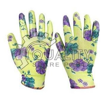 Rukavice zahradnické 9 NITRILE FLOWERS