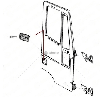 Rukojet dveri COVIND COV/060/154