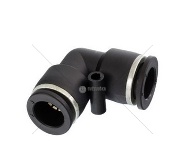 Rychlospojka plast rohová 12mm černá