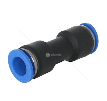 Rychlospojka přímá plast 9mm černá