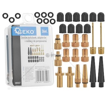 Sada 36ks adaptérů na huštění pneumatik GEKO