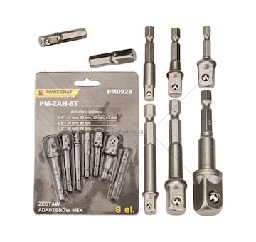 Sada adaptérů do vrtačky 1/2