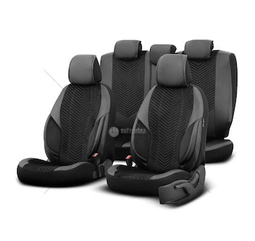 Sada autopotahů OTOM ADVANCED 204 BLACK BABYFACE 3-ZIP