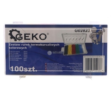 Sada barevných smršťovacích bužírek 100ks Geko G02823