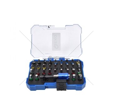 Sada bitů s magnetickým držákem 1/4" 32ks GEKO