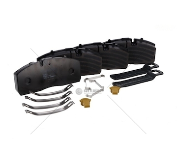 Sada brzdových destiček, kotoučová brzda HALDEX 96656