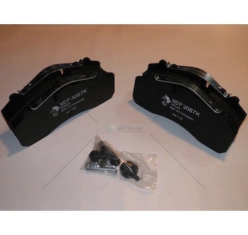 Sada brzdových destiček, kotoučová brzda MER MDP3087K