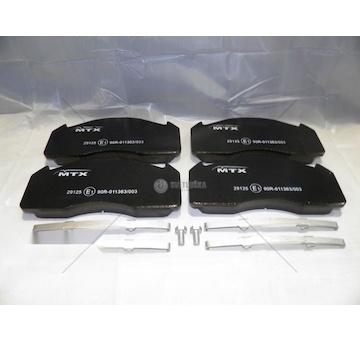 Sada brzdových destiček, kotoučová brzda MTX MTX-29125