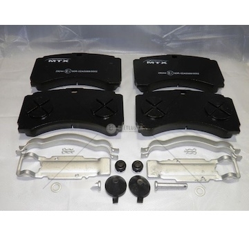 Sada brzdových destiček, kotoučová brzda MTX MTX-29244