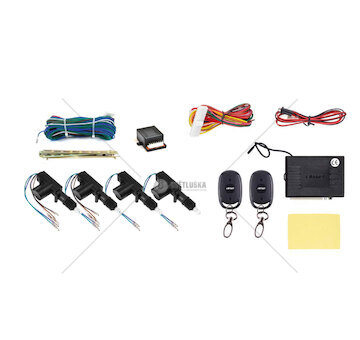 Sada centrálního zamykání s dálkovými ovladači / 2 Master + 2 Slave AMiO-01683