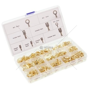 Sada elektrických konektorů a kabelových oček 750ks