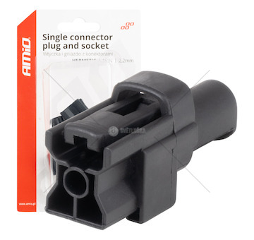 Sada elektrických konektorů vodotěsných 1 PIN 2,2 mm AMiO-04345