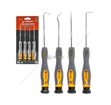 Sada háčků a hrotů na o-kroužky, gufera, těsnění, 4 ks - POWERMAT