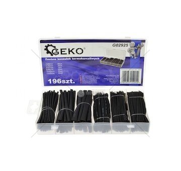 Sada izolačních, teplem smrštitelných hadiček 196ks GEKO