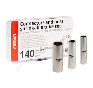 Sada kabelových konektorů BN1.25 BN2 BN5.5 160pcs AMiO-04123