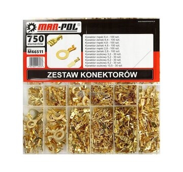 Sada kabelových konektorů do auta 750 ks MAR-POL