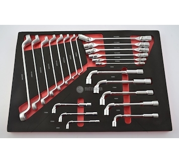 Sada klíčů 22 položek ohnutý,kloub,FAJKO  GJ-1002