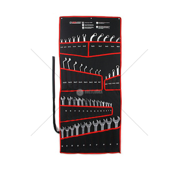 Sada klíčů 47 ks, očko-otevřené, zahnuté, S klíče, TORX, brzdové trubky, CrV MAR-POL