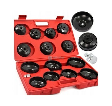 Sada klíčů na olejové filtry, 14 ks, MAR-POL