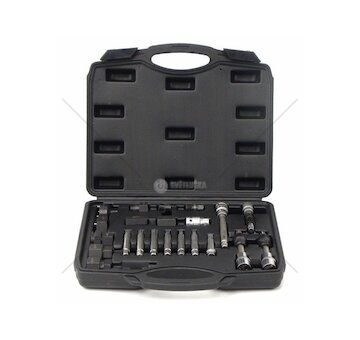 Sada klíčů pro demontáž řemenice alternátoru, 22ks GEKO