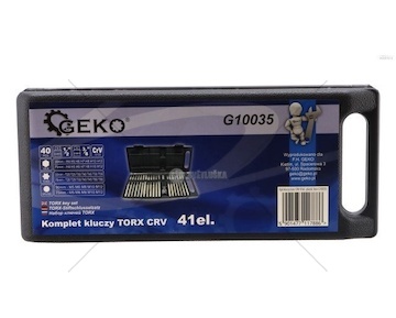 Sada klíčů Torx 41ks Geko G10035