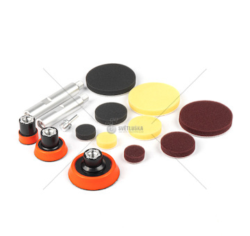 Sada leštících kotoučů s adaptérem AMIO-03700