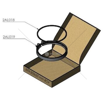 Sada montážní filtru pevných částic dpf daf lf45 euro 6 0298535_A