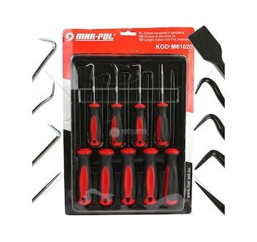 Sada montážních háčků 9ks MAR-POL