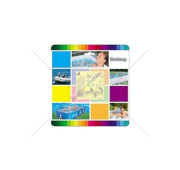 Sada na opravu bazénů 65x65 mm, 10ks Bestway