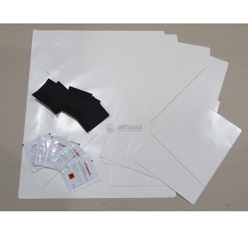 Sada na opravu plachty bílá HPLAST/BI/SET