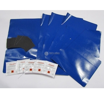 Sada na opravu plachty modrá HPLAST/N/SET