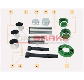 Sada na opravu třmenu brzdy WABCO PAN19/22 UNIBRAKE UNB6028