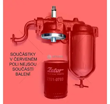 Sada na přestavbu na plnoprůtokový olejový filtr pro zetor 25 | PPF-Z25