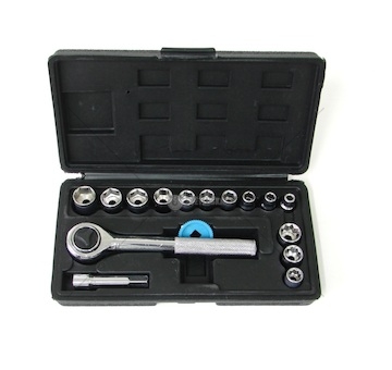 Sada nářadí 17ks ráčna 1/4