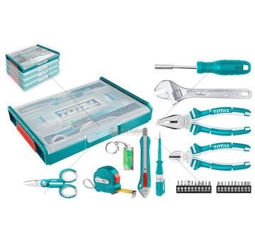 Sada nářadí 29ks, CrV, TOTAL