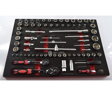 Sada nářadí 72 ELEM. TONGRUN 1/4 1/2 3/  GJ-1001