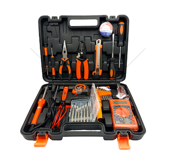 Sada nářadí pro elektrikáře 45ks plastový kufr