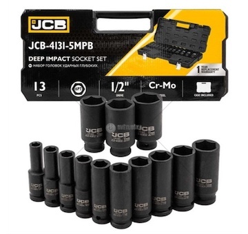 Sada nárazových nástrčných klíčů 1/2 10ks šestihran jcbn JCB-4131-5MPB