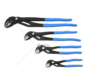 Sada nastavitelných kleští 4 ks 175 mm - 400 mm CRV GEKO