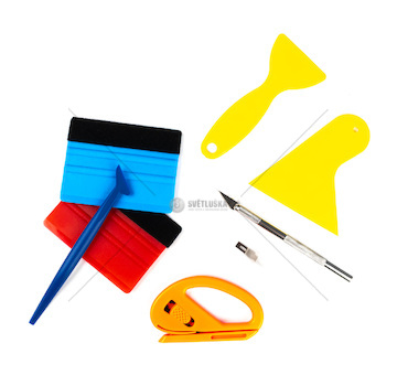 Sada nástrojů na polep auta 8ks AMiO-03118