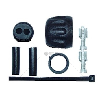 Sada opravárenská 2 pól. konektor / průchodka se dvěma otvory aspöck, schmitz 15562402_A