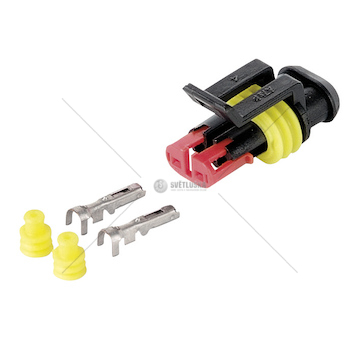 Sada opravárenská 2 pól. zástrčka super seal iveco, scania, daf, volvo  0762362_A