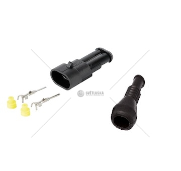 Sada opravárenská 2 pól. zásuvka super seal + manžeta daf lf/cf/xf, iveco daily,e.cargo, t 0762438_A