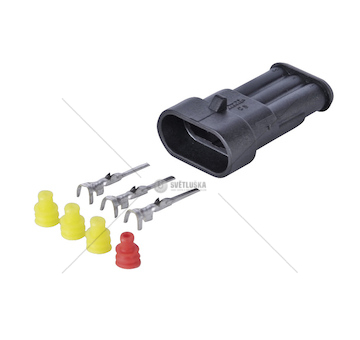 Sada opravárenská 3 pól. zásuvky super seal  iveco stralis, e.cargo, e.trakker, daily, t.d ap1103_A