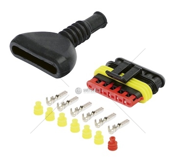 Sada opravárenská 6 pól. zástrčky super seal +manžeta iveco daily iii/iv/v, e.daily, e.sta 0771401_A