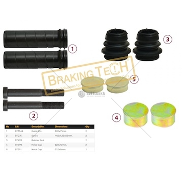 Sada opravárenská brzdového třmenu meritor/ror,58b58-60b60-68b68 typ caliper 0115640_A