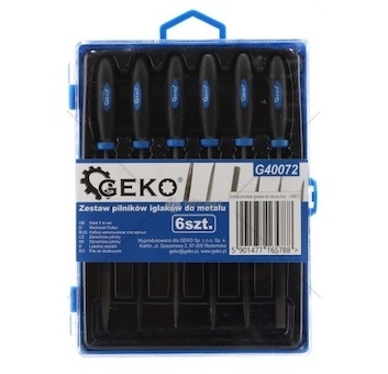 Sada pilníků na kov 6ks Geko G40072