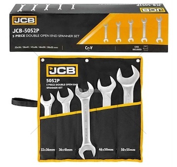 Sada plochých klíčů 32-55MM 5ks JCBN JCB-5052P
