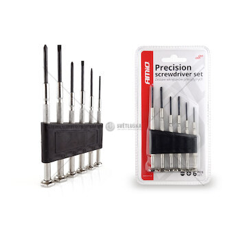 Sada přesných šroubováků, 6 ks