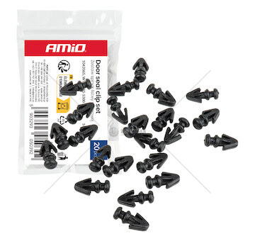 Sada příchytek prahové lišty 14/8 mm, 20 ks AMIO-05039